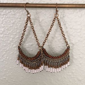 Beaded Chandelier Earrings